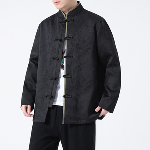 2024春夏风男装提花复古中式唐装汉服夹克外套C229-Y992-P100图片