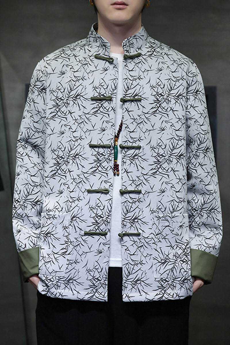 2024春夏风男装竹子提花唐装汉服夹克外套C229-Y1006-P105,男装夹克,电商C229-1