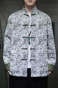 2024春夏风男装竹子提花唐装汉服夹克外套C229-Y1006-P105图片