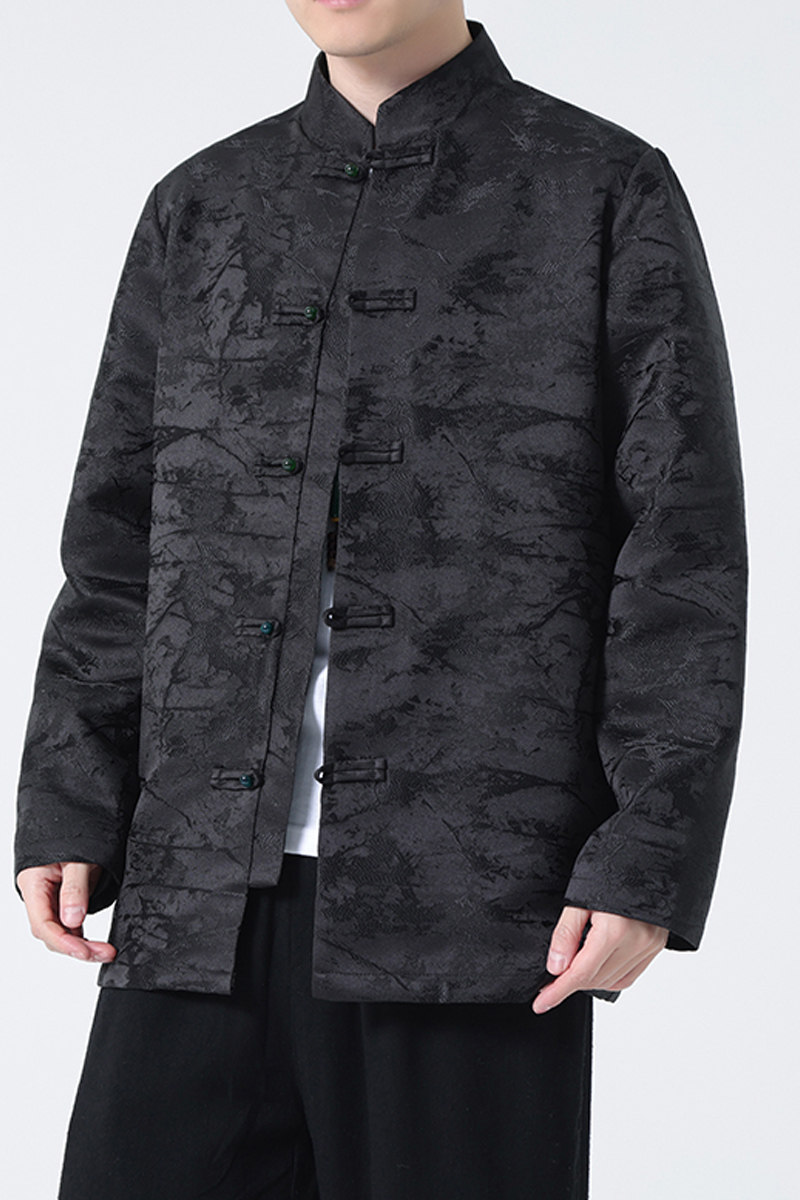 2024春夏新款风男装提花冰丝唐装汉服夹克外套C229-Y991-P100,男装夹克,电商C229-1