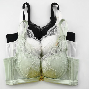 美思实体正品 内衣薄膜聚拢软钢圈高级感蕾丝低V文胸罩BC杯FB0511