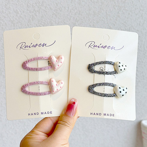 儿童2025新款波点发夹