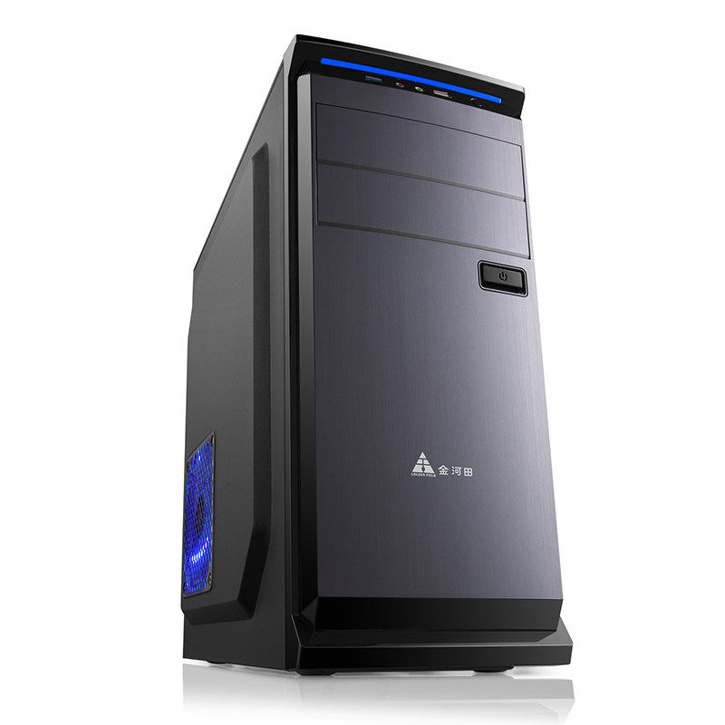 무료 배송 JINHETIAN FORESIGHT A2 비즈니스 컴퓨터 메인 케이스 데스크탑 케이스 ATX 백라인 USB3.0 게임 박스