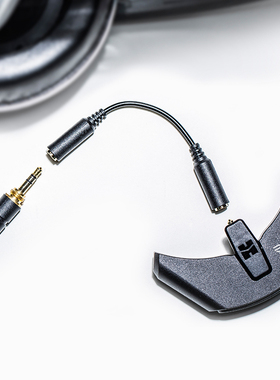 HIFIMAN 3.5mm双母头四芯转接线 bluemini蓝牙模块转接线