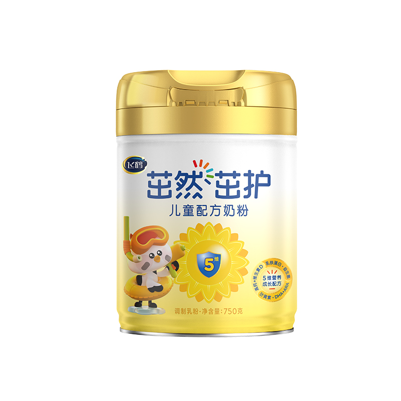 【百补】飞鹤茁然护奶粉4段750g