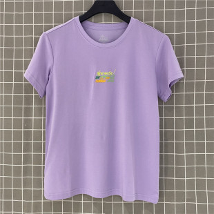 12222291486 女运动T恤透气吸汗针织圆领短袖 鸿星尔克2022夏季 新款