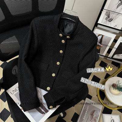 气质小立领设计感小香风显瘦外套