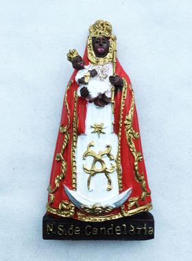 西班牙Candelaria旅游纪念品工艺品磁力贴冰箱贴 创意收藏伴手礼