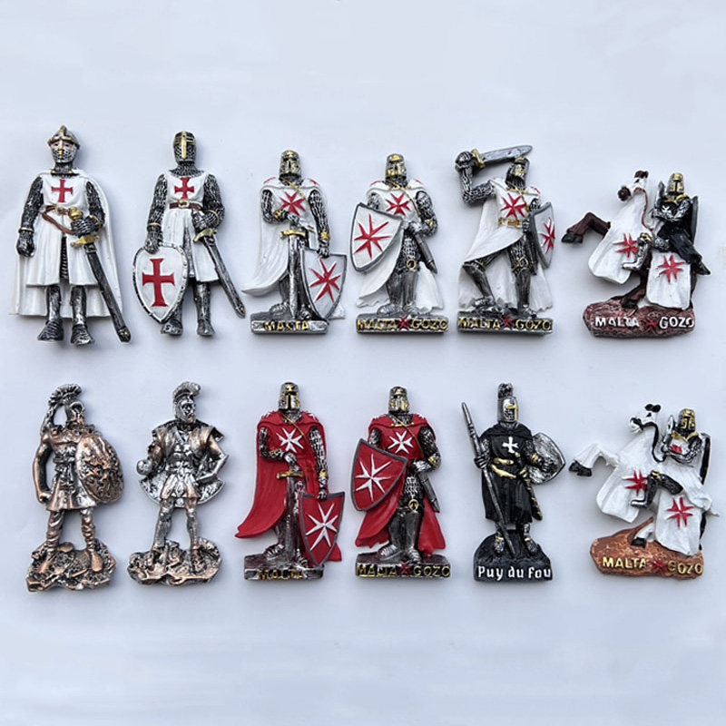 立体武士收藏纪念品冰箱贴装饰品