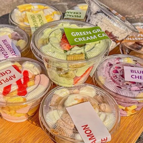 迷你奶油蛋糕盒提拉米苏布丁杯