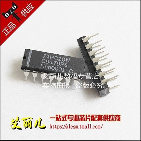 74HC20N SN74HC20N DIP-14直插 逻辑芯片 全新原装