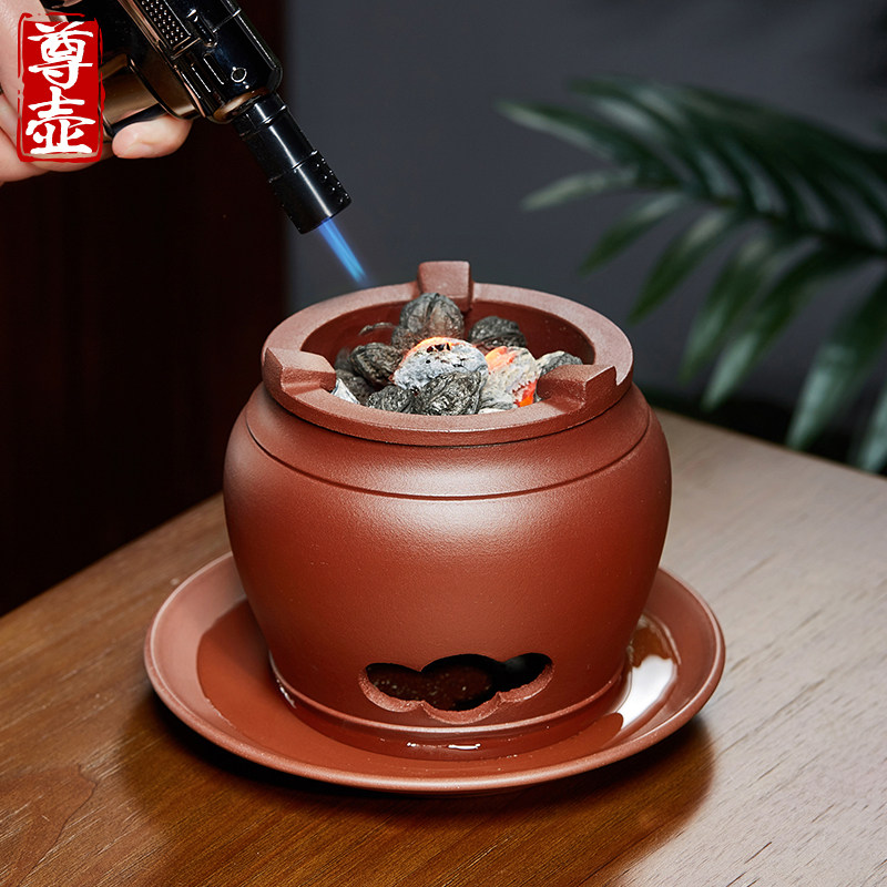 紫砂茶炉炭炉明火围炉煮茶器炭火炉老式烤火炉套装家用碳炉煮茶壶,餐饮具,煮茶炉,淘宝优惠券,粉丝福利购,淘宝优惠卷