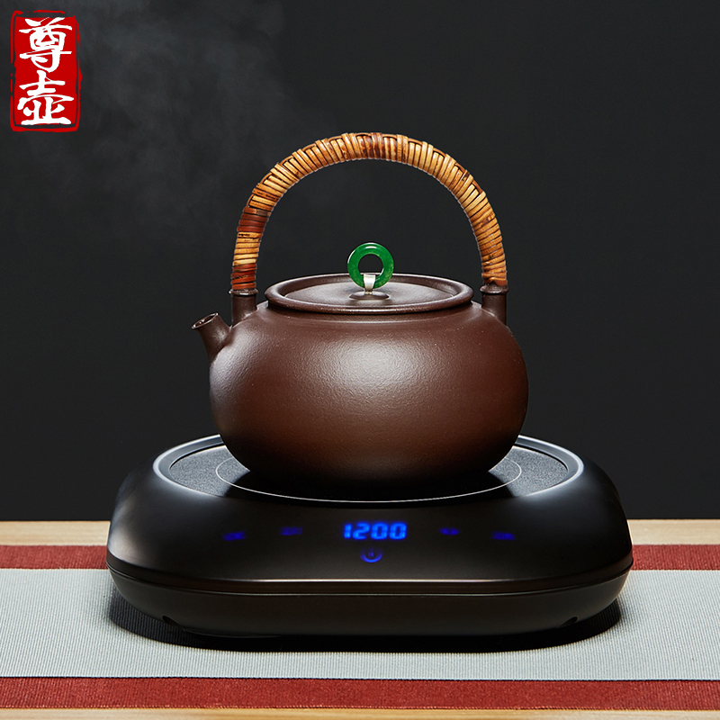 宜兴紫砂围炉煮茶壶电陶炉烧水壶