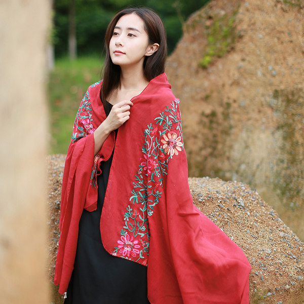 佳思佳 文艺民族丝巾/披肩 优惠券折后￥15包邮（￥25-10）多色可选
