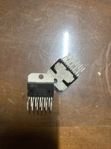 TDA7265 TDA7269 TDA7269A 实拍图现货 ZIP-11 双通道音频功放