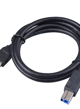 双供电双USB3.0高速打印线度信线 带螺丝孔 可固定打印 3.0数据线