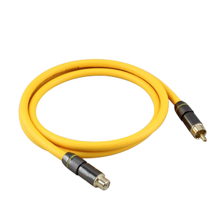 rca延长线av线一对一音箱音响连接线公对公对母rca同轴AV莲花线