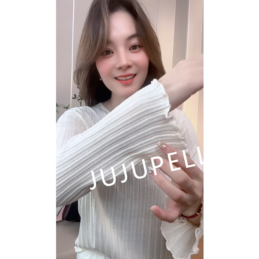 早秋新款纯色基础款气质2025韩版百搭宽松减龄针织打底衫女款套头