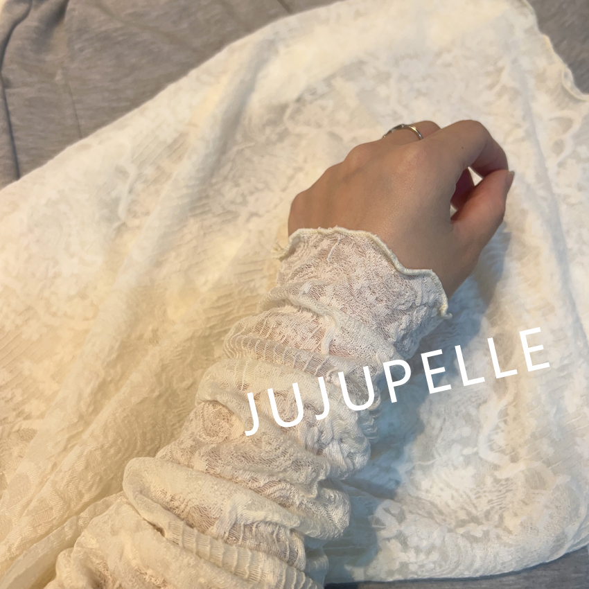 法式蕾丝~氛围感叠穿打底衫2025年秋季新款内搭上衣女款套头长袖