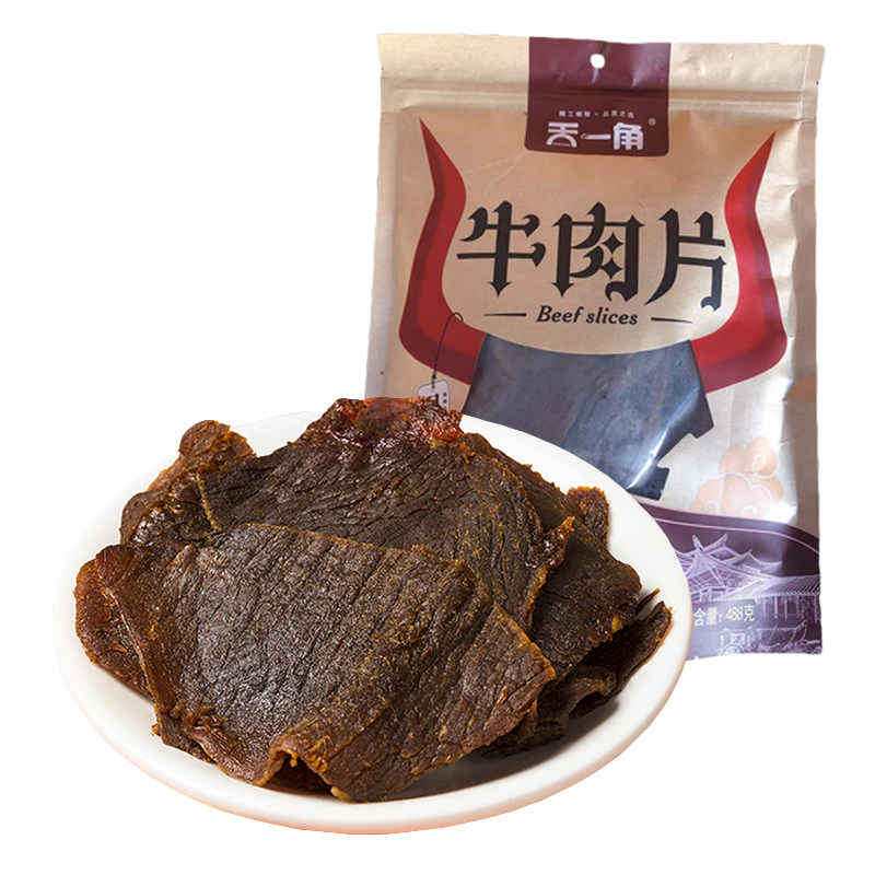 天一角牛肉片湖岭特产袋装