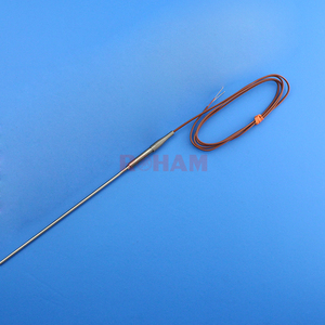正品K型铠装热电偶1.6*600长K型温度传感器探头TJ36-CASS-116G-24