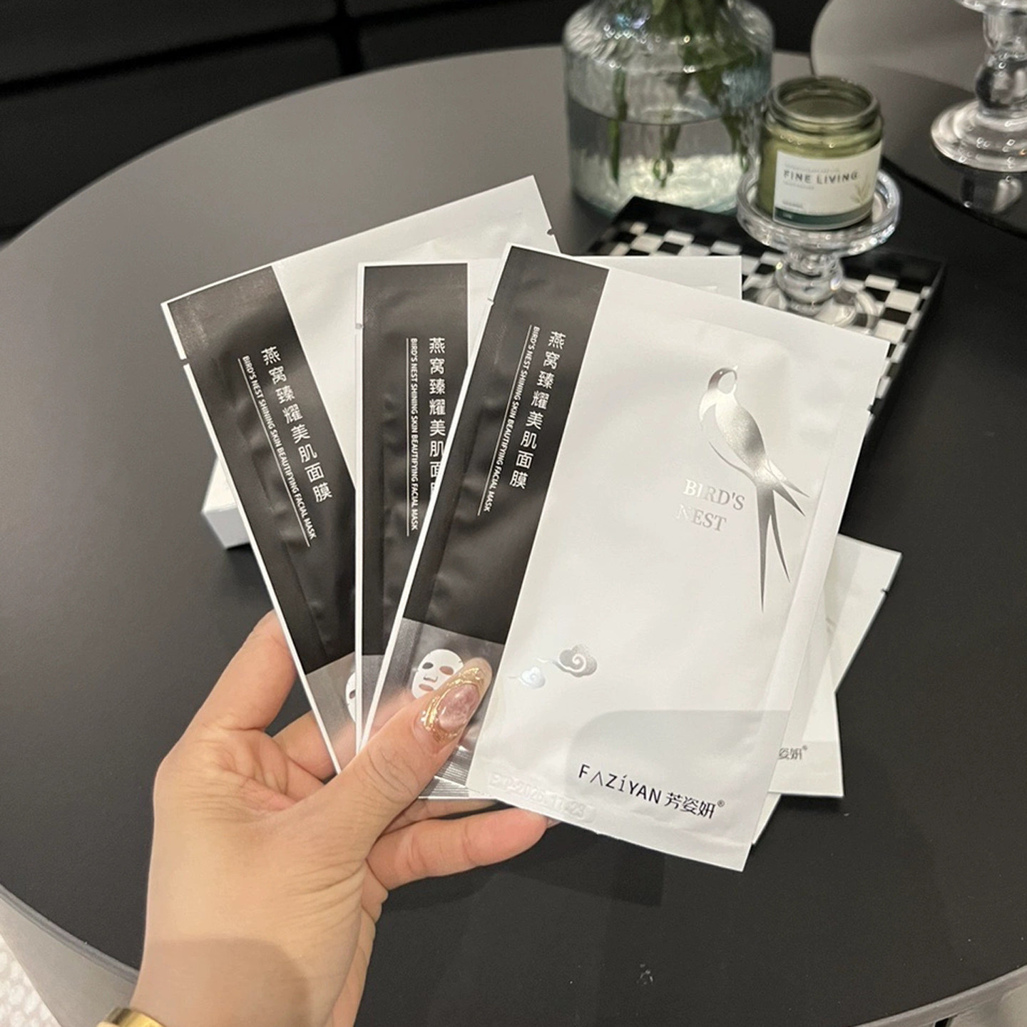4盒58亮颜水光肌燕窝面膜贴片保湿芳姿妍保湿水润深层滋养嫩肤膜,美容护肤/美体/精油,贴片面膜,淘宝优惠券,粉丝福利购,淘宝优惠卷
