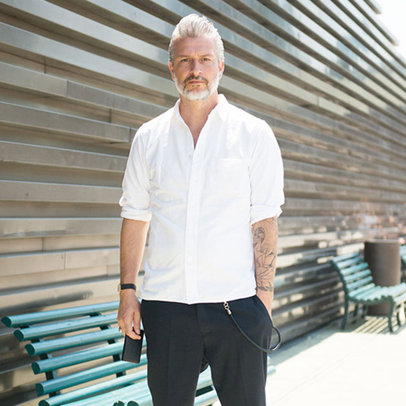 男士长袖衬衫商务休闲