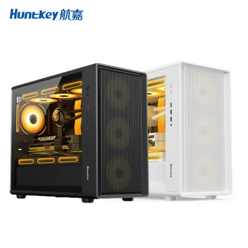 航嘉G63战戟玻璃侧透水冷机箱