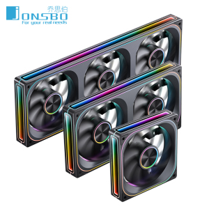 乔思伯ZA120/240/360机箱风扇ZA360BR反叶12cm连体ARGB积木风扇