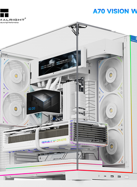 Thermalright利民A70三面玻璃海景房ATX屏显360水冷游戏电脑机箱