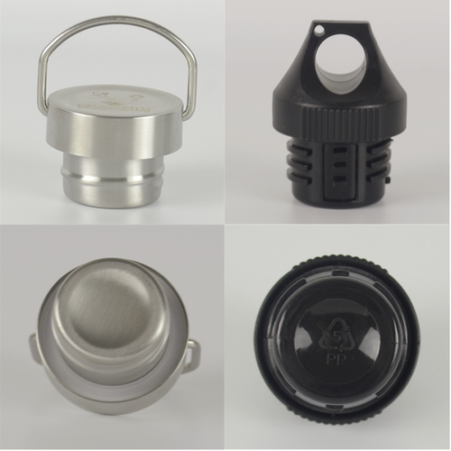 户外运动水壶盖不锈钢杯盖美式大口水杯盖子全钢盖子PP盖子配件