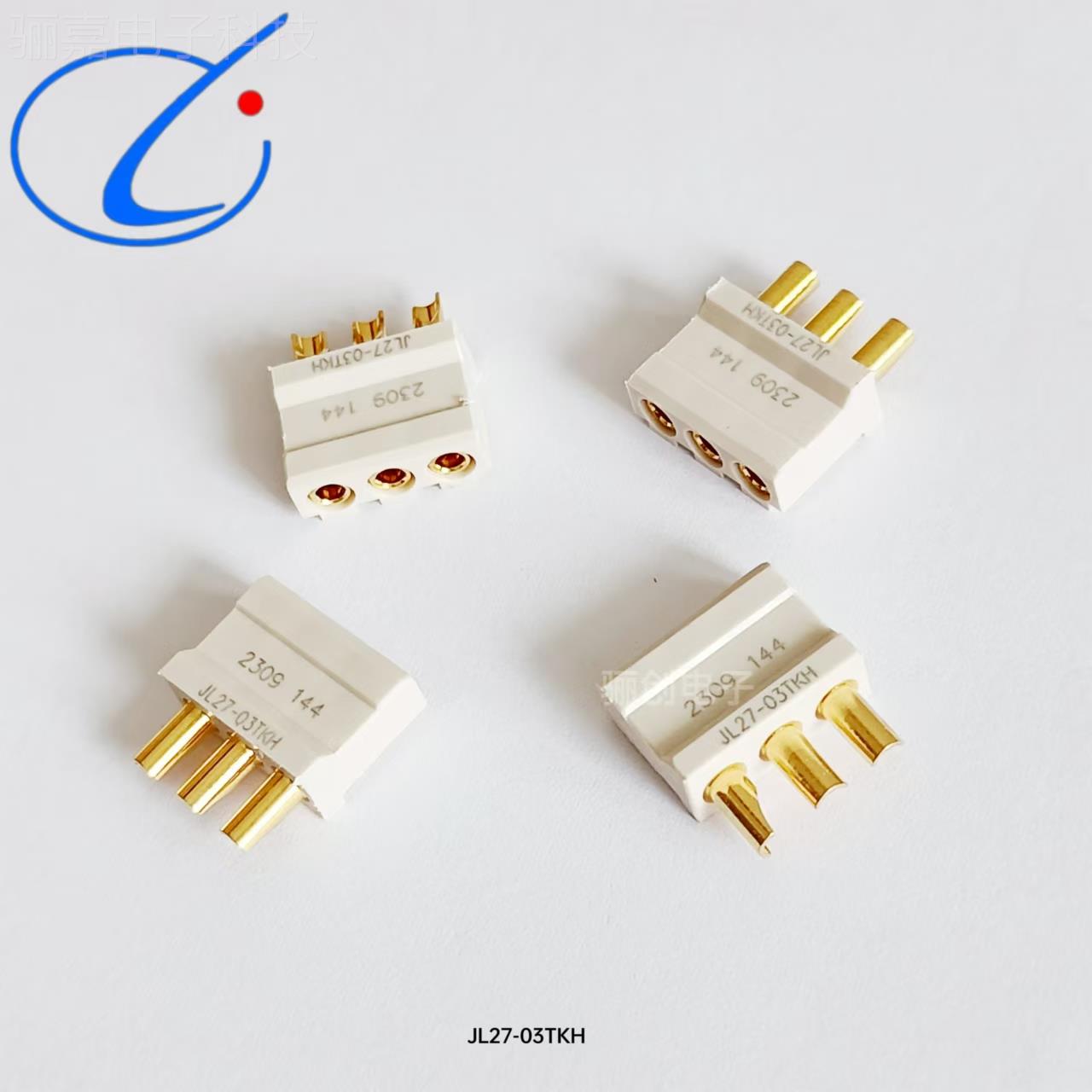 JL27-03ZJW/03ZJB/03TKY/03TKH印制板矩形连接器现货3芯电源信号