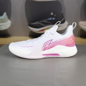 李宁2024春季 ABPU045 team男子低帮透气实战篮球场地鞋 新品 闪击7