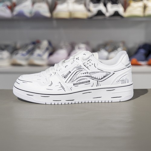 李宁系带男子板鞋低帮