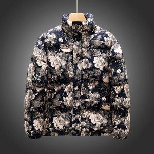 保暖加厚花色棉服棉衣外料棉内料聚酯纤维228-1172-P100图片