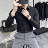 男士休闲时尚弹力衬衫衬衣228-1061-P45，男装衬衫，星座228