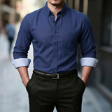 男士休闲春秋印花领口纯色长袖衬衫228-CS55-P20,男装衬衫,星座228,四季星座 男士休闲春秋印花领口纯色长袖衬衫228-CS55-P20,男装衬衫,星座228,四季星座