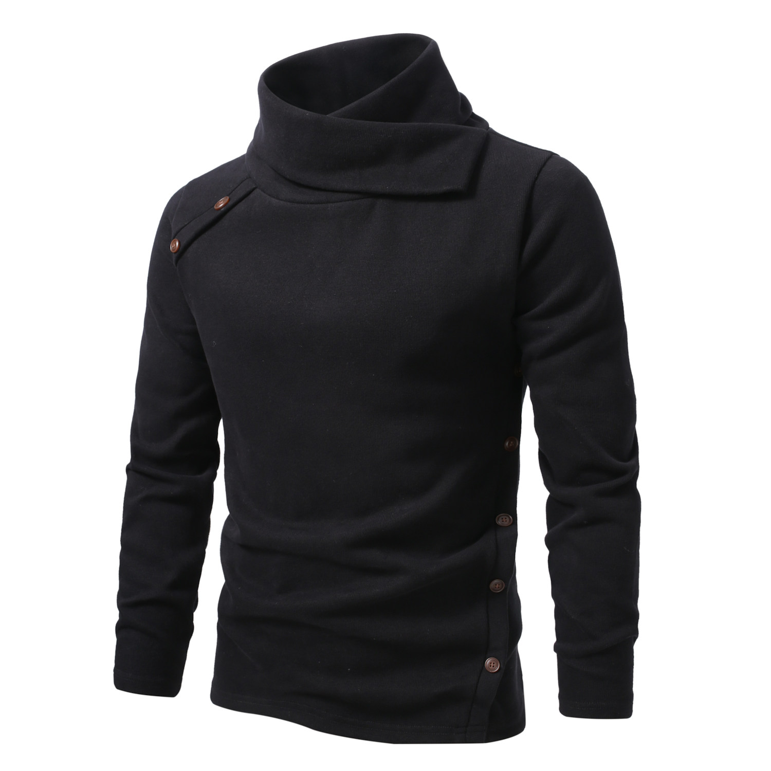 男士加厚英伦风外贸堆堆领长袖毛衣针织衫秋冬228-1173-P48，男装针织衫/毛衣，星座228