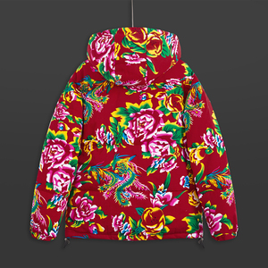 东北大花加厚加绒羽绒服羽绒衣50%绒228-1133-P190图片
