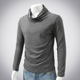 新增酒红 咖啡和4.5XL男士休闲堆堆领长袖T恤打底衫228-1108-P27,男装T恤,星座228, 新增酒红 咖啡和4.5XL男士休闲堆堆领长袖T恤打底衫228-1108-P27,男装T恤,星座228,