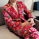 男士休闲东北大花西服套装228-西服1132-P55西裤1134-P38,男装西服,星座228, 男士休闲东北大花西服套装228-西服1132-P55西裤1134-P38,男装西服,星座228,