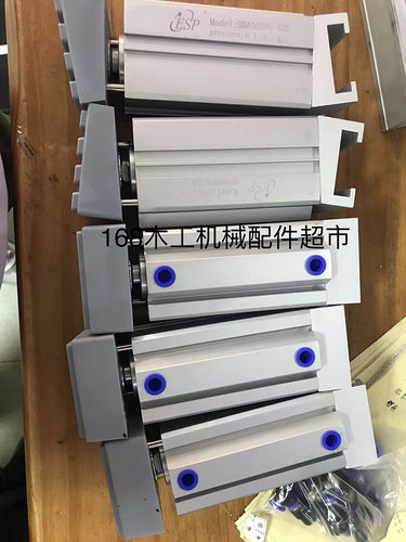 木工侧孔钻定位气缸 SDA50x80 极东南兴豪德先达168木工机械配件