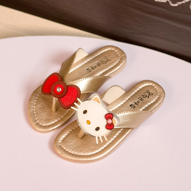 Pantoufles enfants en autre pour été - semelle caoutchouc - Ref 1033912 Image 3