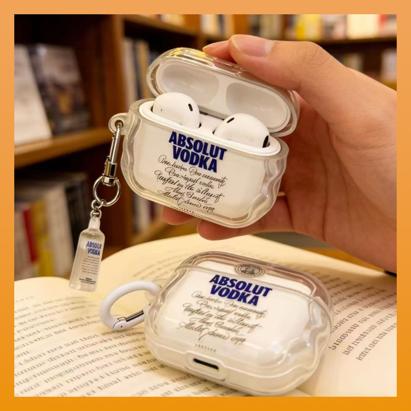 创意立体瓶盖伏特加Airpods4保护套3适用苹果pro耳机软壳二代无线蓝牙1第三代aipods2代硅胶5五代4四代防摔壳