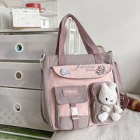 Вместительная и большая сумка на одно плечо, портативная сумка для учебы, для средней школы