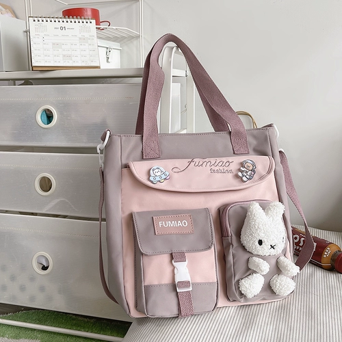 Вместительная и большая сумка на одно плечо, портативная сумка для учебы, для средней школы