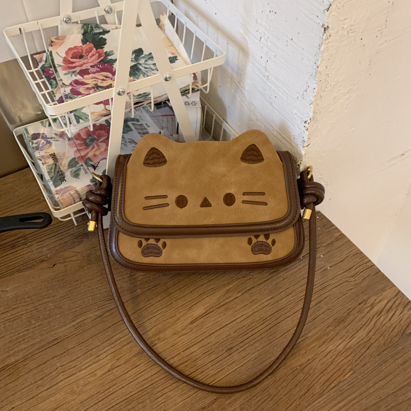 可爱HelloKitty时尚百搭潮流单肩包高级感简约少女斜跨腋下手提包