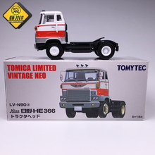 TOMY TOMICA TLV LV-N90a Hino日野HE366红色拖头