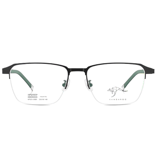 KANGAROO磁吸套镜男商务半框近视眼镜架偏光夜视开车