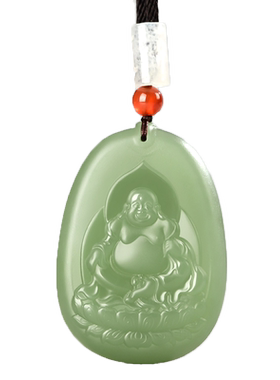 男女款和田玉观音菩萨弥勒佛吊坠